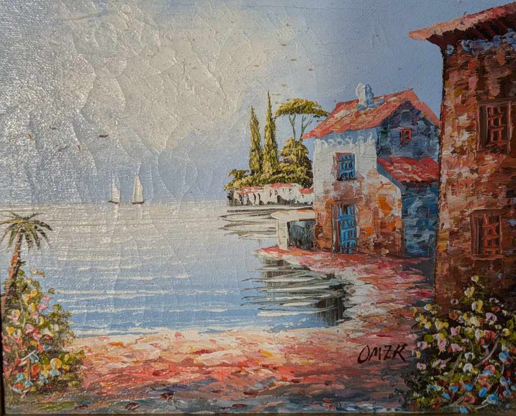 Vagues sur la côte
